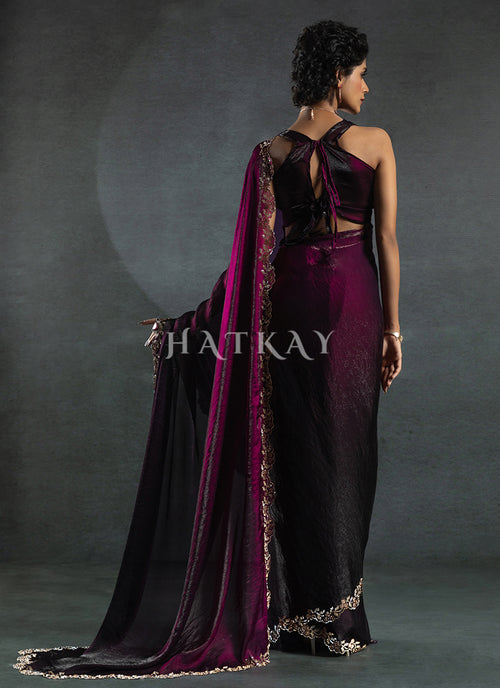 Buy Ombré Silk Saree In USA