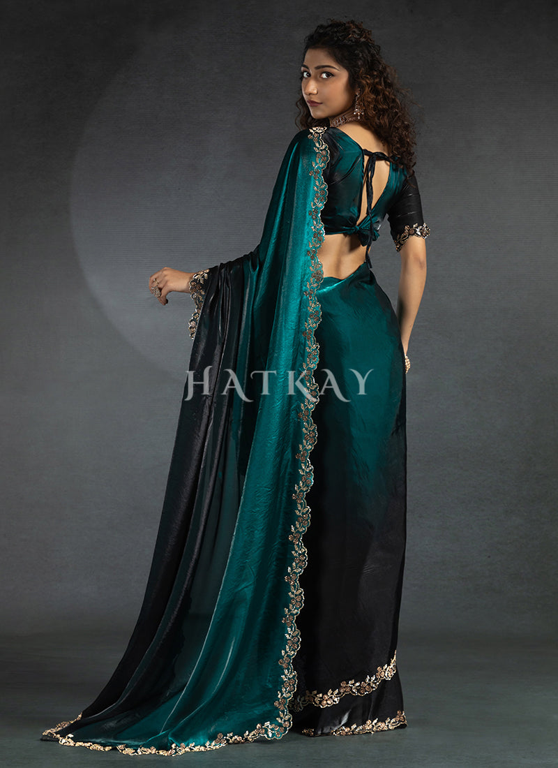 Buy Ombré Silk Saree In UK