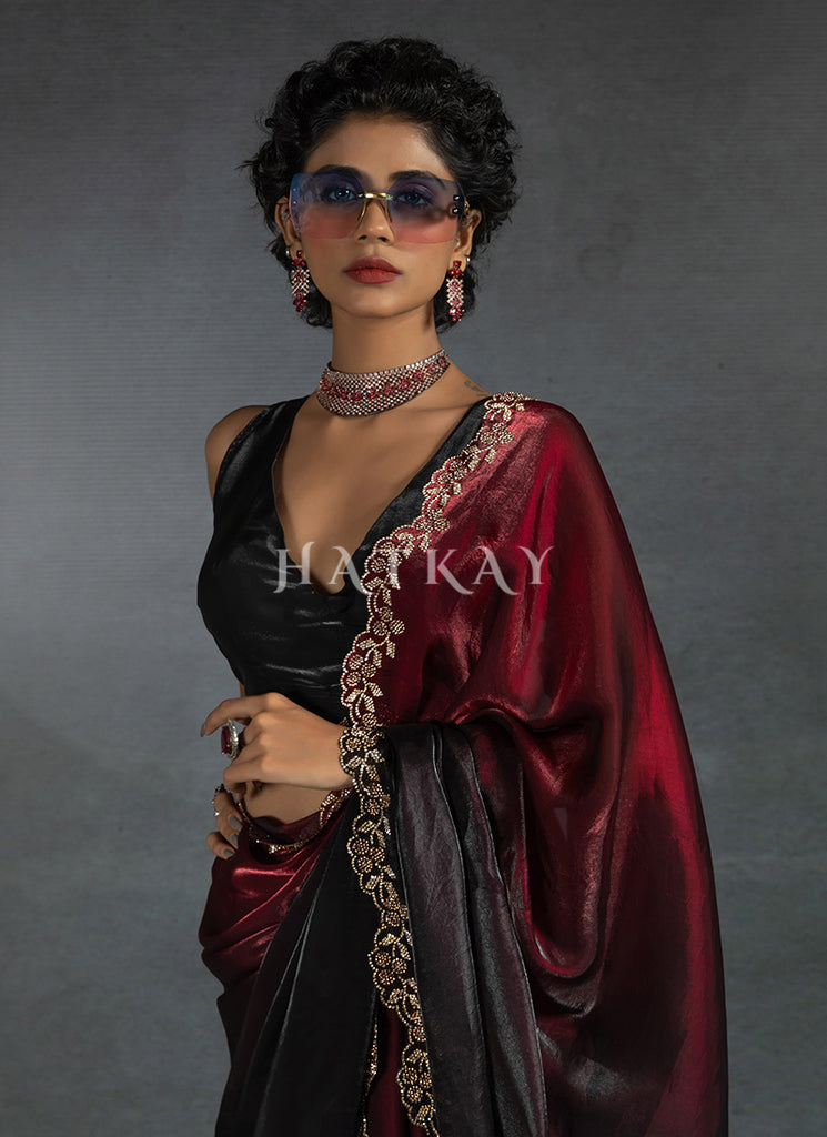 Buy Ombré Silk Saree 