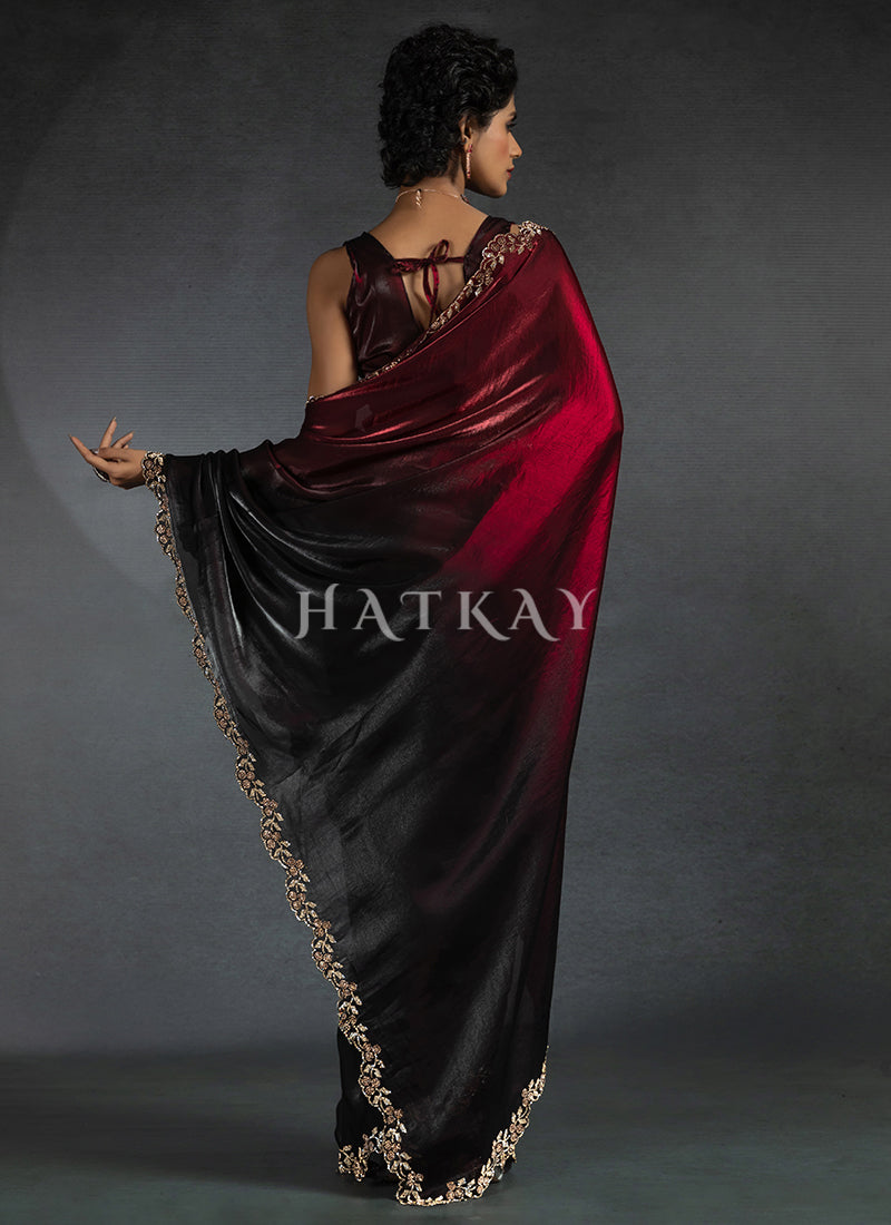 Buy Ombré Silk Saree In Australia