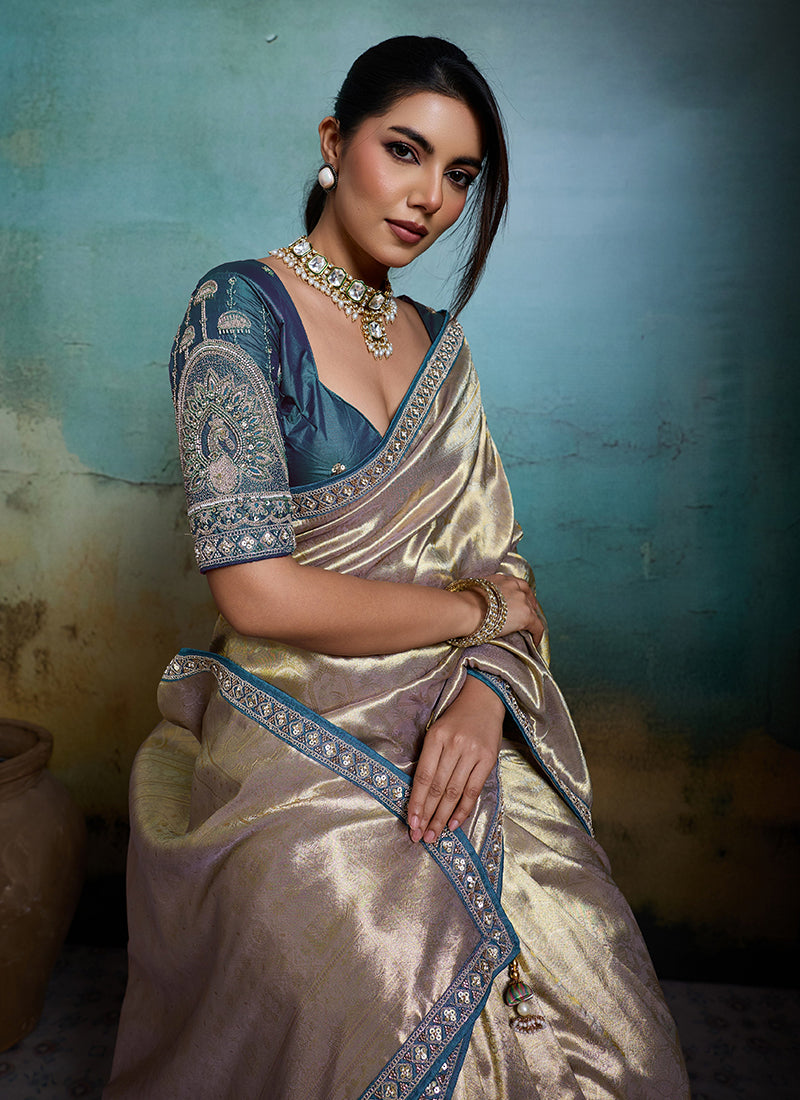 Buy Tissue Silk Saree 