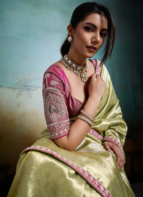 Buy Tissue Silk Saree 