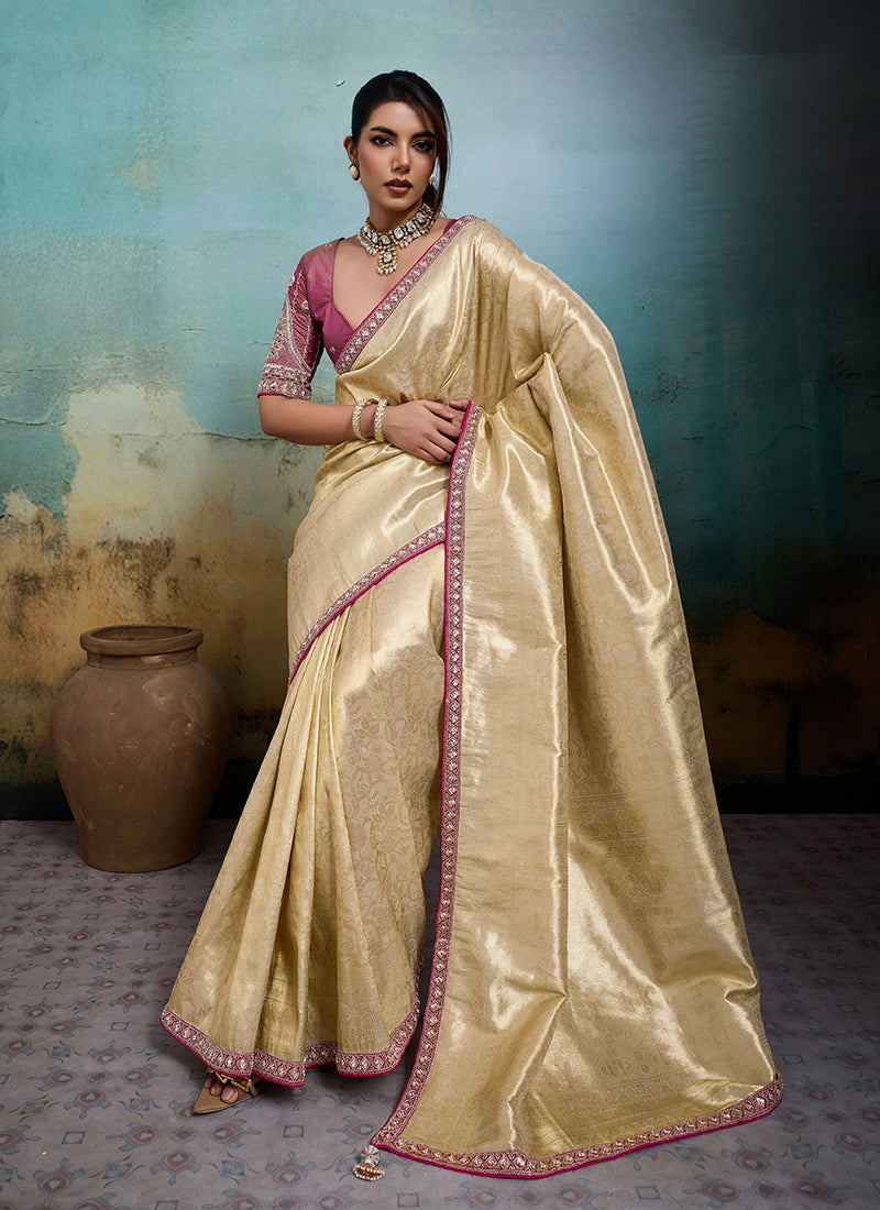 Buy Tissue Silk Saree 