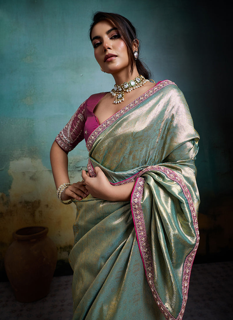 Buy Tissue Silk Saree 