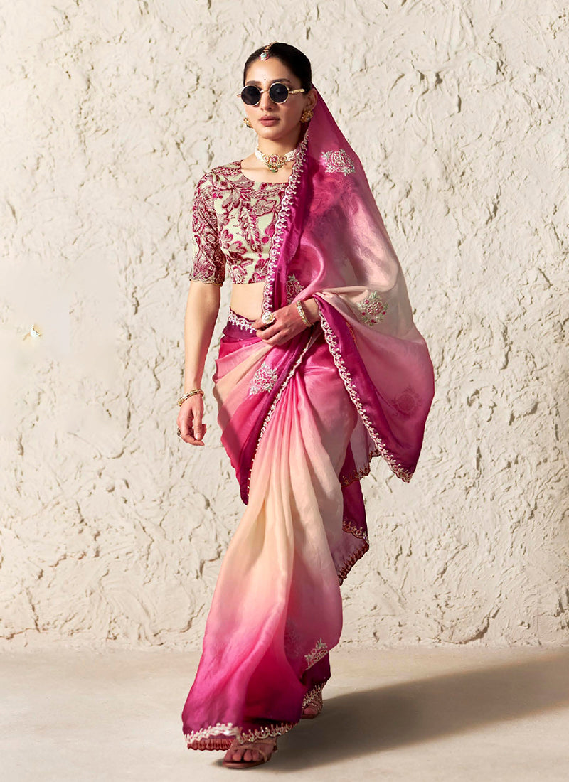 Buy Wedding Silk Saree In Canada