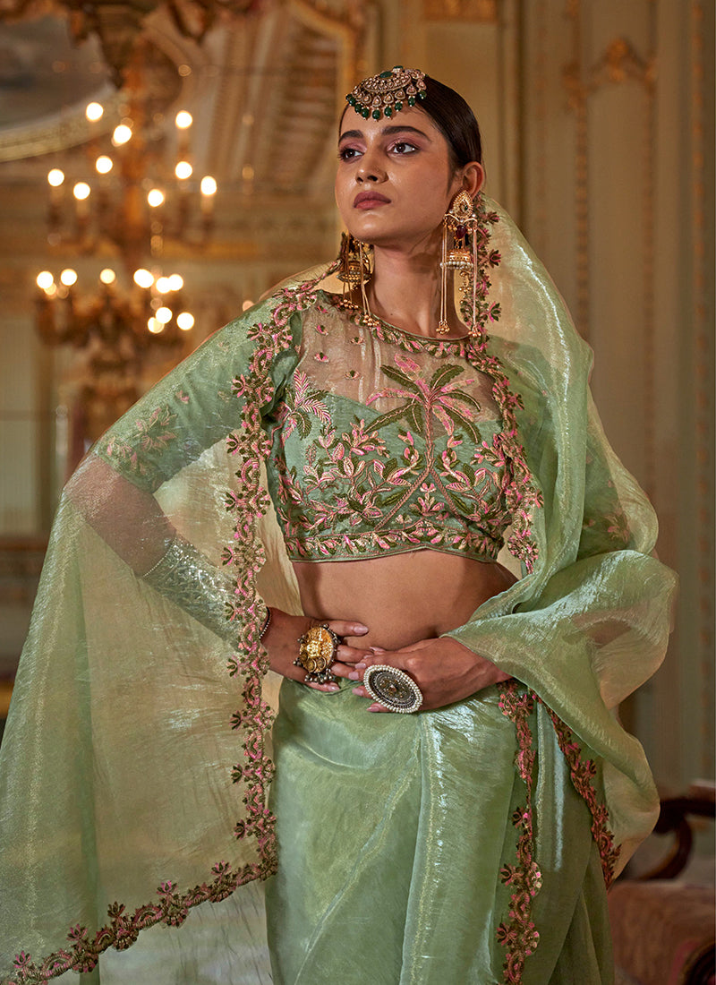 Buy Mehendi Wear Saree For Women Online In Canada