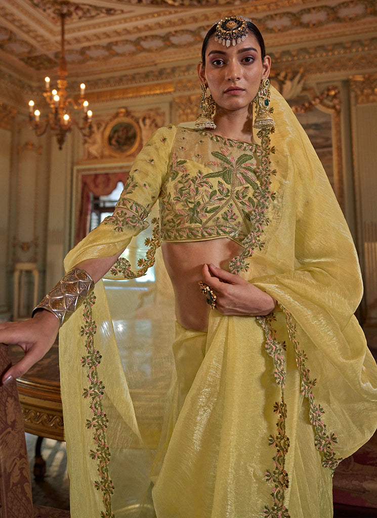 Buy Yellow Haldi Saree