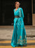 Sky Blue Handloom Woven Silk Saree