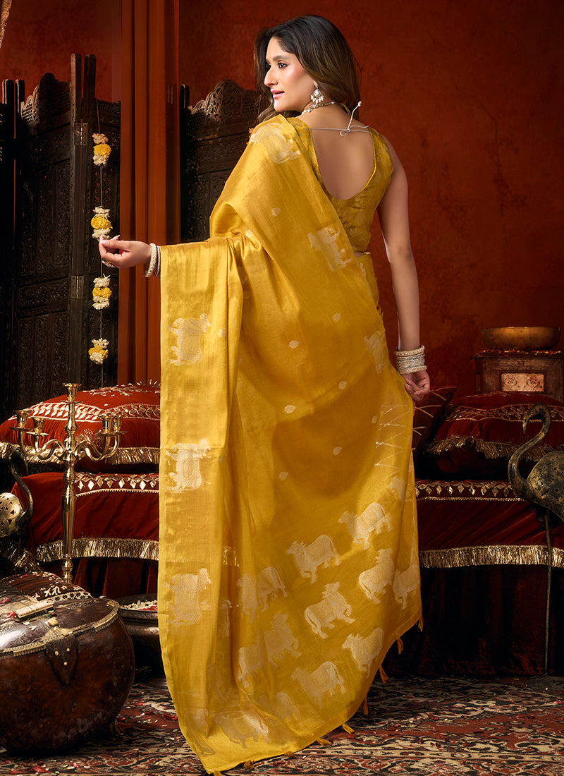 Buy Saree For Haldi Ceremony