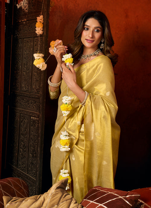 Buy Yellow Saree Online In Canada