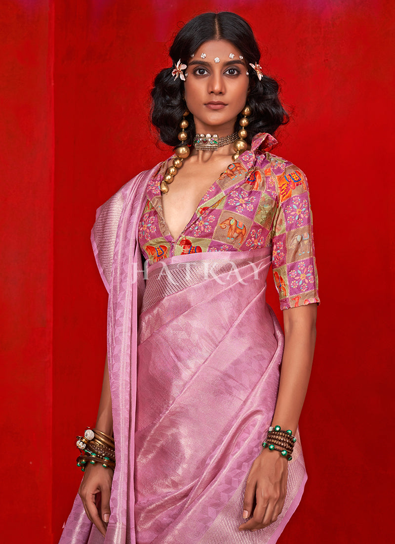 Buy Tissue Silk Saree