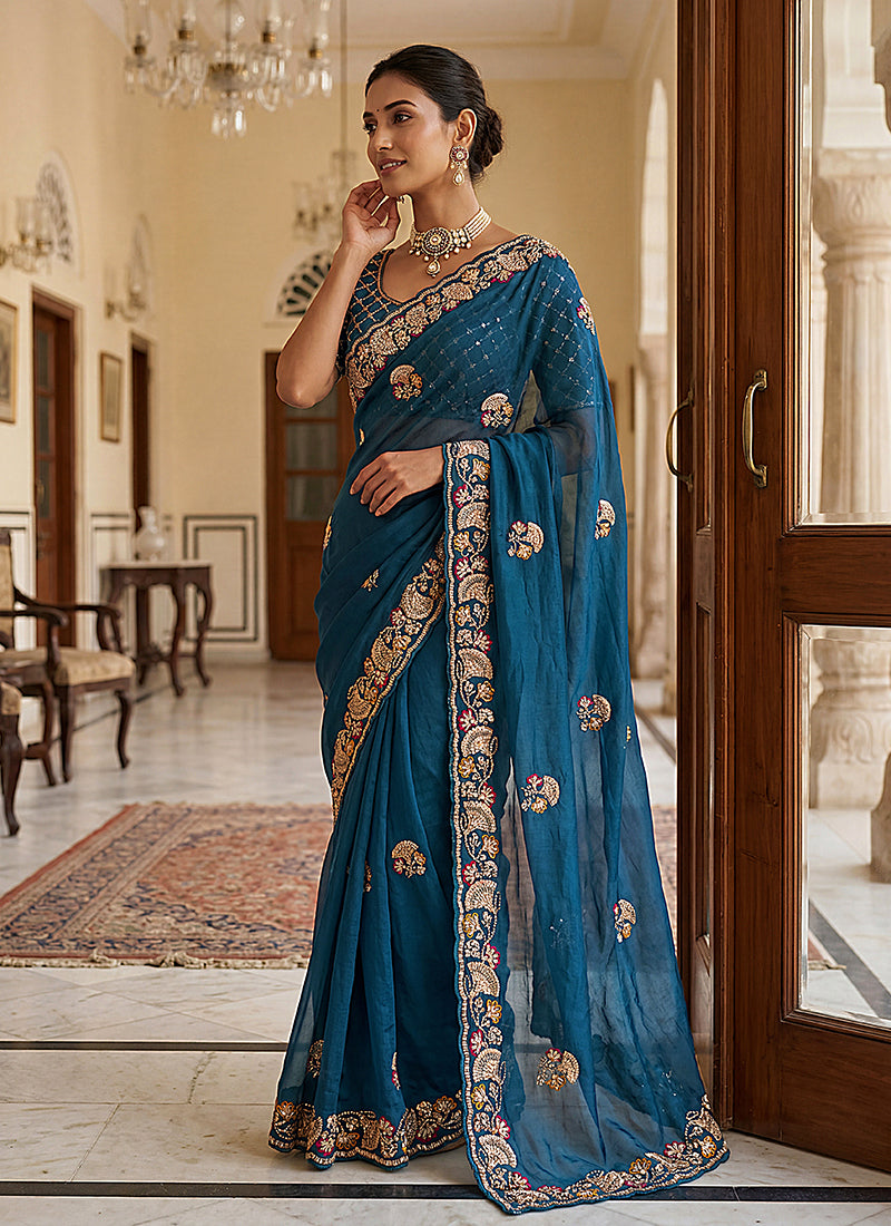 Buy Fancy Partywear Saree