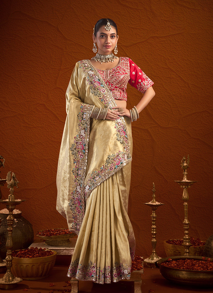 Buy Banarasi Style Saree In USA