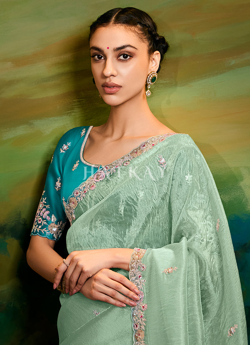 Stay stylish and trendy with a variety of wedding wear saree options at the best price.