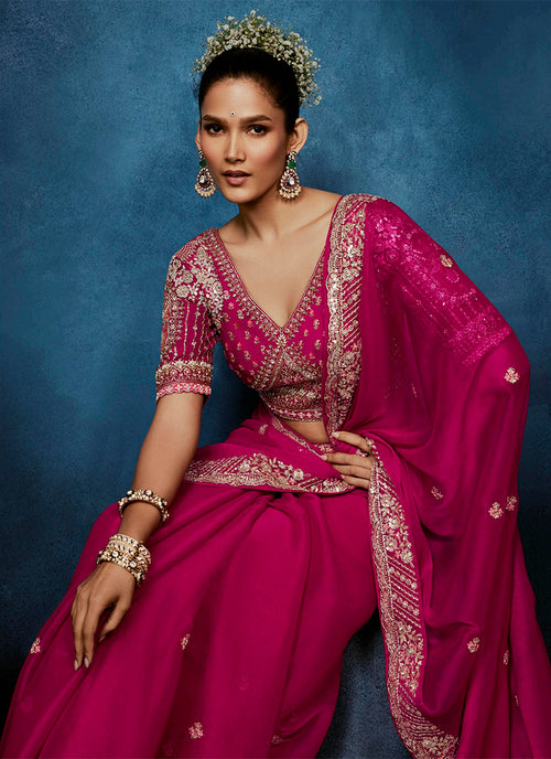 Buy Tissue Silk Saree In USA