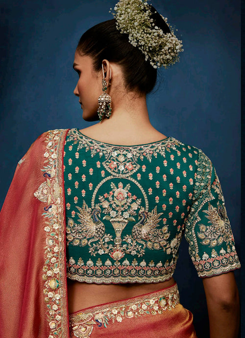 Buy Tissue Silk Saree In USA