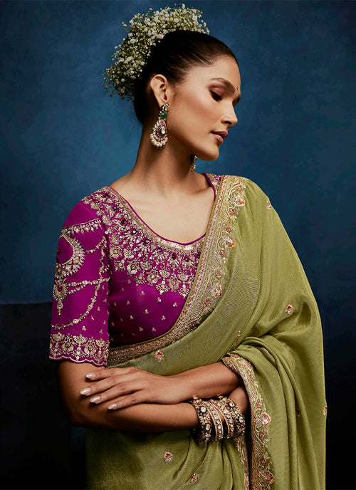 Buy Tissue Silk Saree 