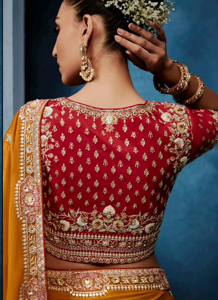 Buy Tissue Silk Saree In Canada