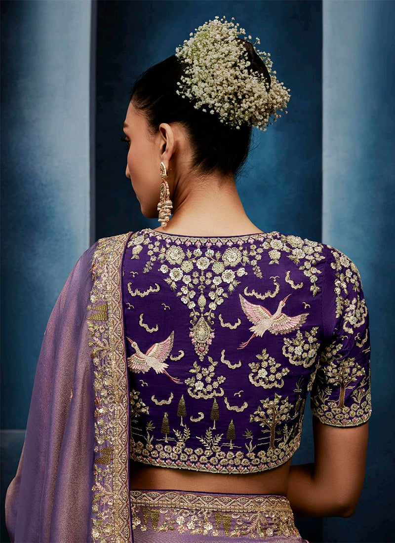 Buy Tissue Silk Saree In USA