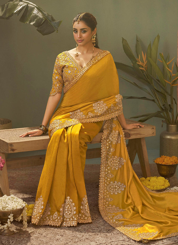 Buy Embroidered Saree with Blouse