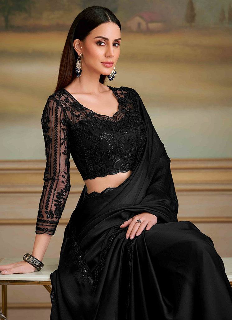 Buy Embroidered Saree