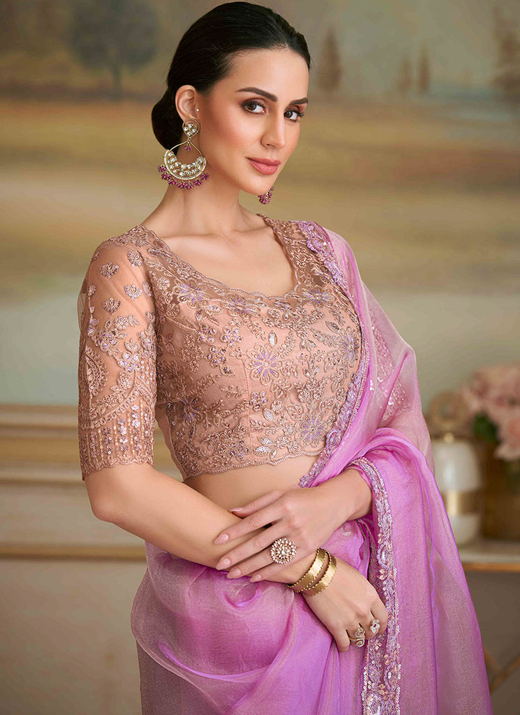 Buy Embroidered Saree