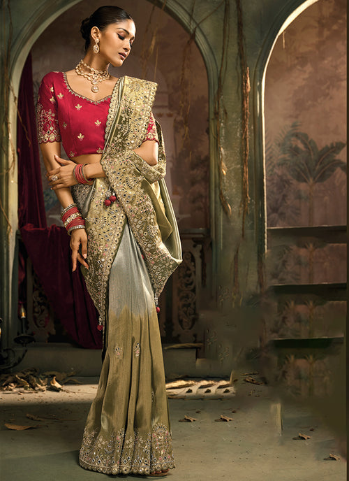 Buy Wedding Silk Saree In Uk