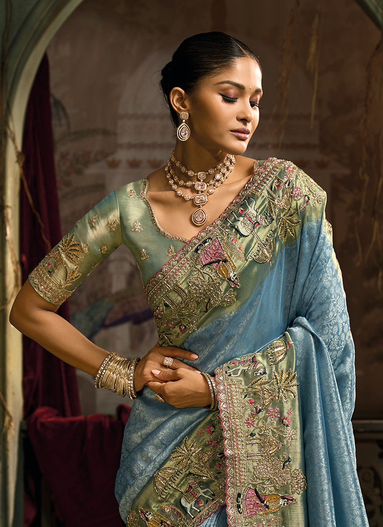 Buy Wedding Silk Saree In Uk