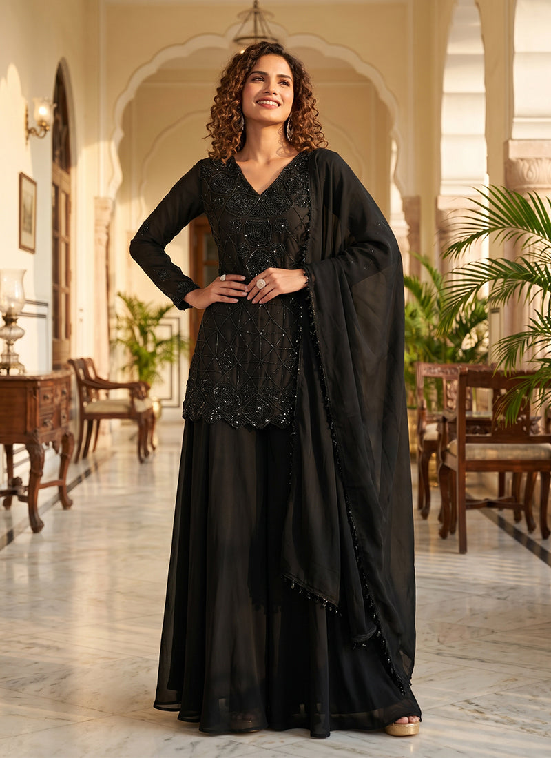 Buy Sharara Style Suit In USA
