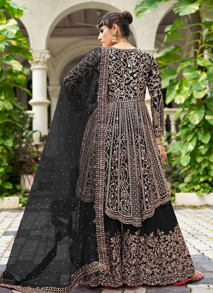 Buy Peplum Sharara Suit In Canada