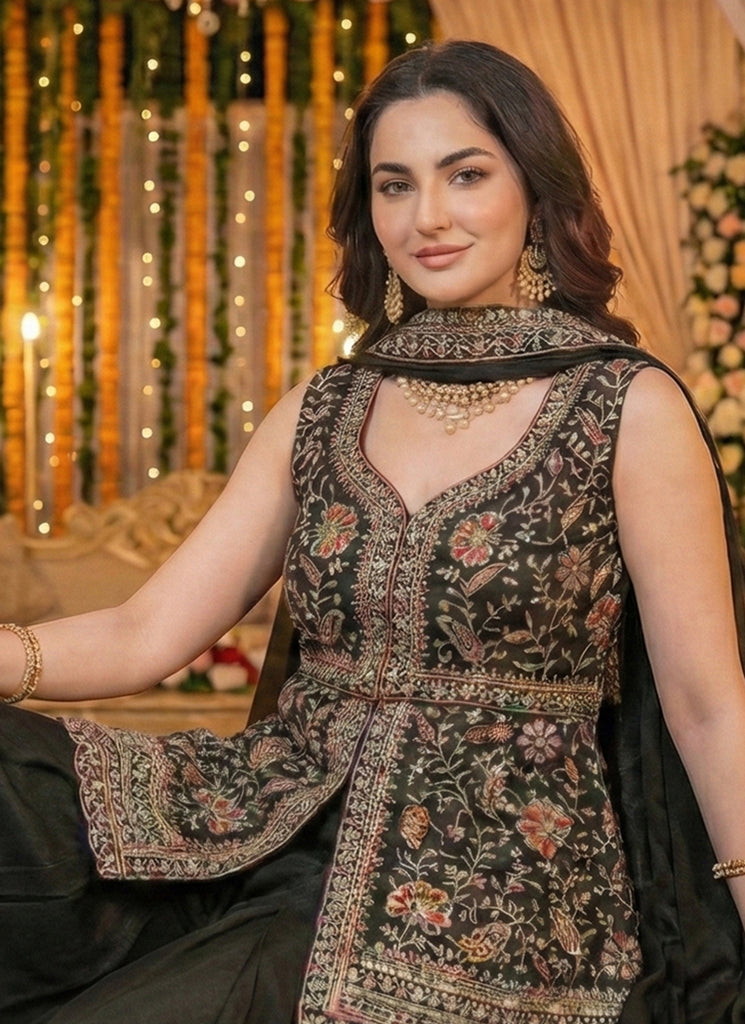 Buy Peplum Palazzo Suit 