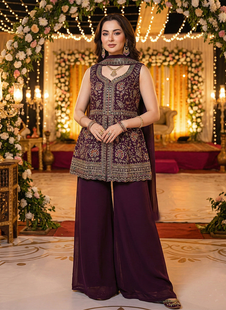 Buy Peplum Palazzo Suit 