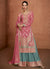 Pink Multi Embroidered Sharara Suit