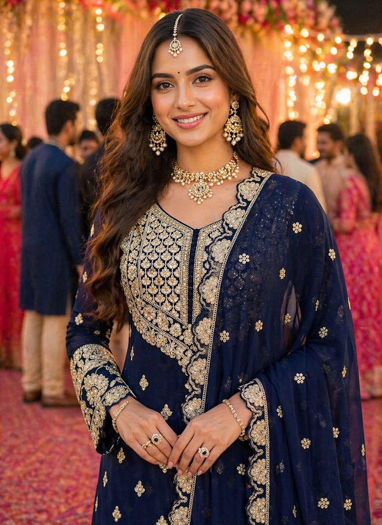 Buy Sharara Style Suit