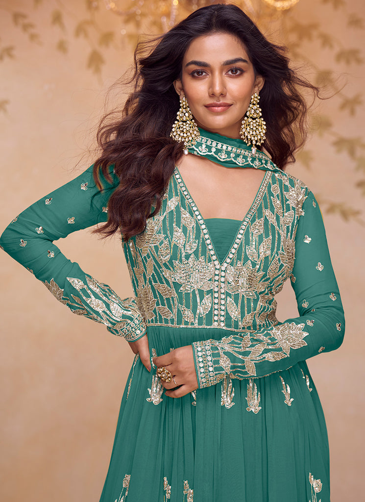 Buy Gharara Style Suit