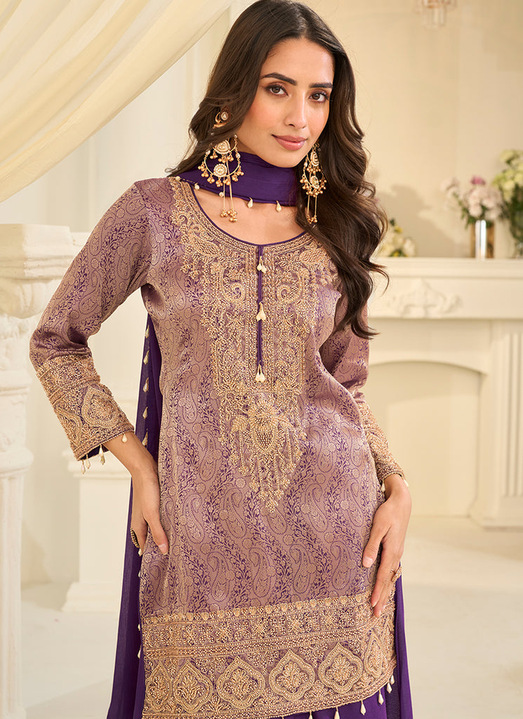 Buy Sharara Style Suit