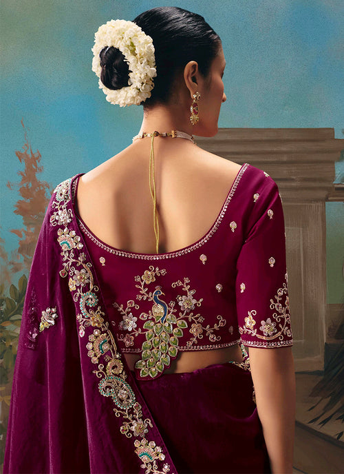 Buy Party Wear Saree In Canada