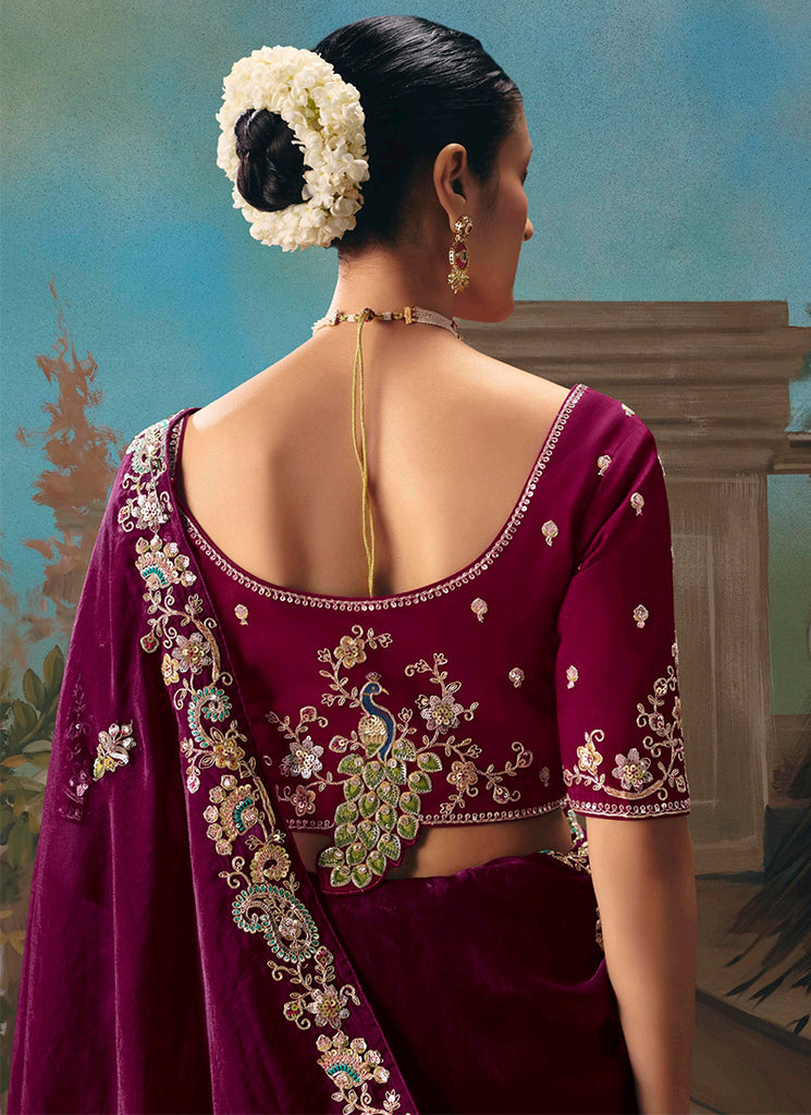 Buy Party Wear Saree In Canada