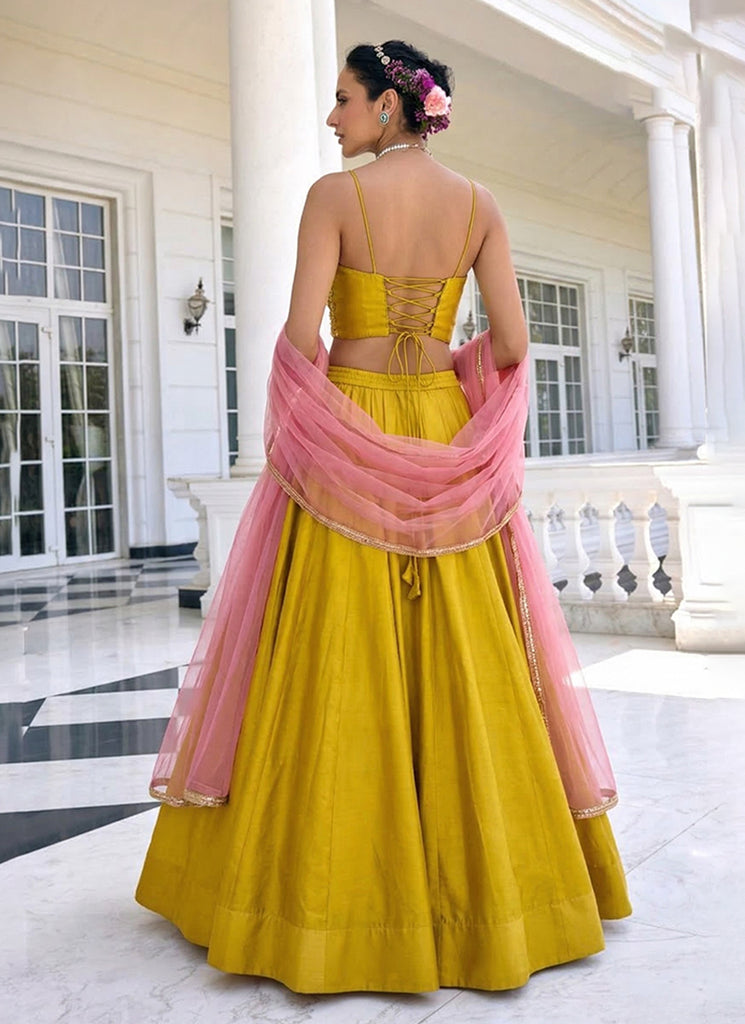 Buy Silk Lehenga In USA