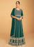 Dark Green Sequence Embroidered Anarkali Suit