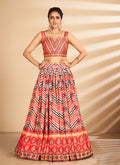 Rouge Red Lehenga Choli