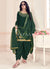 Green Mirror Work Punjabi Patiala Salwar Suit