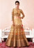 Beige And Red Multi Embroidered Traditional Lehenga Choli