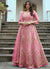 Pink Multi Embroidery Traditional Anarkali Suit