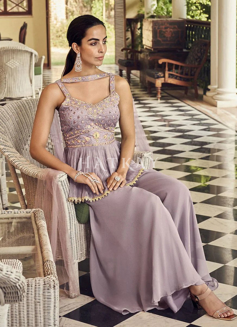 Buy Sharara Style Suit