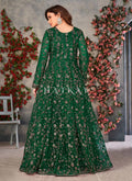 Buy Dark Green Anarkali Suit