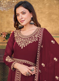 Buy Anarkali Pants Suit 