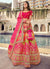 Bridal Red Multi Traditional Embroidered Wedding Lehenga Choli