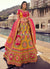 Yellow And Pink Multi Traditional Embroidered Wedding Lehenga Choli