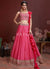 Pink Embroidered Traditional Wedding Lehenga Choli